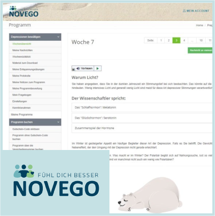 Symbolbild Wirksame und schnelle Hilfe bekommen – Novego